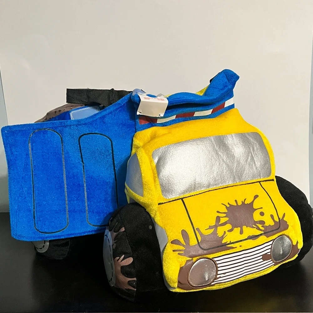3D Plush Light-up I Want to Be Dump Truck Construction Halloween Costume New Boy